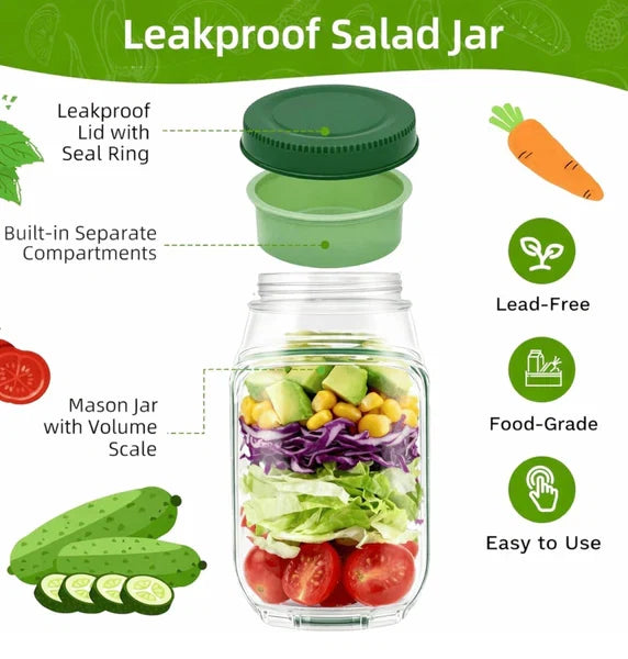Portable Salad Container
